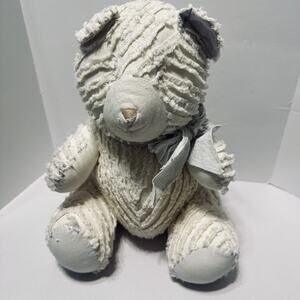 Stephan Baby Teddy Bear Plush 2000 cream cotton muslin Nursery 11" neutral